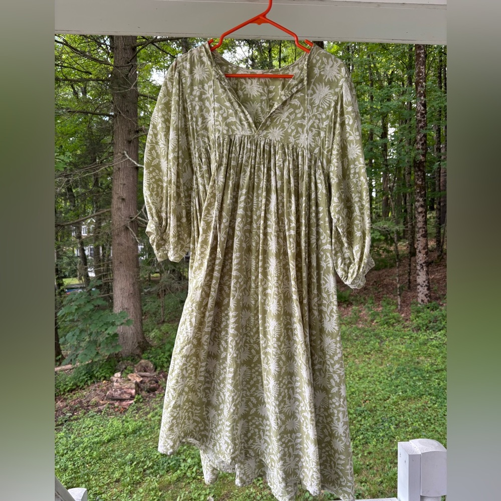 Floral Green Dress similar to Daughter’s of India